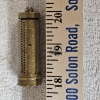 Image 2 : Vintage Brass Graduated Cylinder Coin Sorter Bank Tube (2.25")