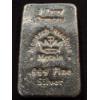 Image 1 : Vintage Hand Poured 3 Troy Ounce .999 Fine Silver Bar - Exceptional Quality 