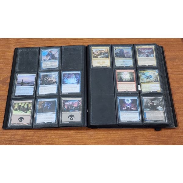 Magic The Gathering Trading Card Binder Loaded With Trading Cards Including Rare's & Holos!