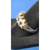 Image 3 : 14K Gold Cluster Ring With Blue Sapphires & Diamonds - Size 8 - Weight: 5.5g