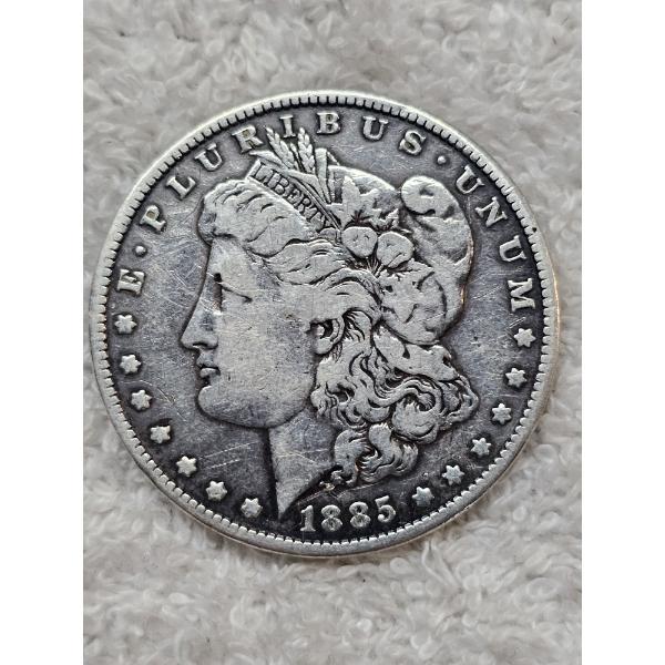 1885 United States Morgan 90% Silver Dollar