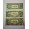 Image 8 : Three 1957 United States Silver Certificates