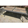 Image 1 : Stone and Metal Outdoor Table - No Chairs Included - 71x40x29