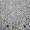 Image 2 : Nice 14K Gold Necklace With Bead Accents Weighing 2.8 Grams 
