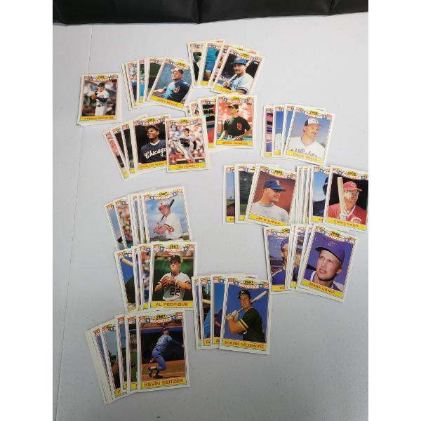 Lot of over 50 "ROOKIES" Topps Baseball Cards: 1990, 1989, 1986