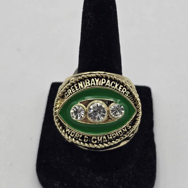 1966-1967 Green Bay Packers Starr Super Bowl Ring - Size 9 - Replica