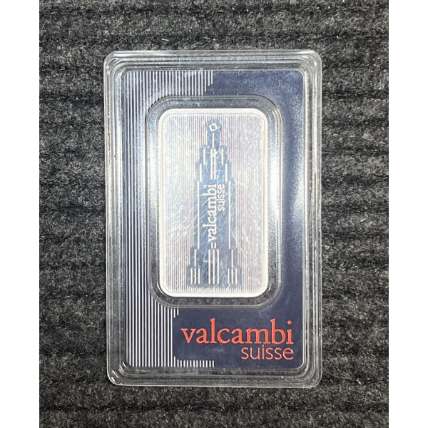 Valcambi 1oz Silver Bar