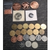 Image 1 : 1 Grain Of .999 Fine Silver, (3) Copper 1 Oz Coins, Copper Flake, $5 Gettysburg Commemorative Coin