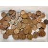 Image 1 : Lot of Assorted Years U.S. Lincoln Pennies - Mainly Wheat Pennies - Face Value ~ $0.98 