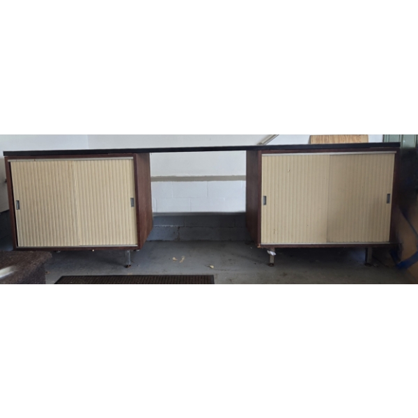 Long Side Board with 2 Cabinets - 90.25x18.25x29.75