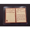 Image 2 : 1967 Paul Warfield Cleveland Browns Football Card - Mint Condition In Protective Holder