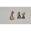 Image 1 : 10K Yellow Gold Pendant/Stud Back Earring & 10K White Gold Stud Back Earring -Total Weight: 0.9g