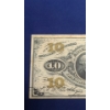 Image 2 : 1860's Third Issue 10 Cent Fractional Currency FR#1255 Green Reverse - XF/AU Condition! 