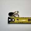 Image 5 : 14K Yellow Gold Crossed Loop Slide Pendant ft. Black Onyx Stone - Total Weight: 2.1g