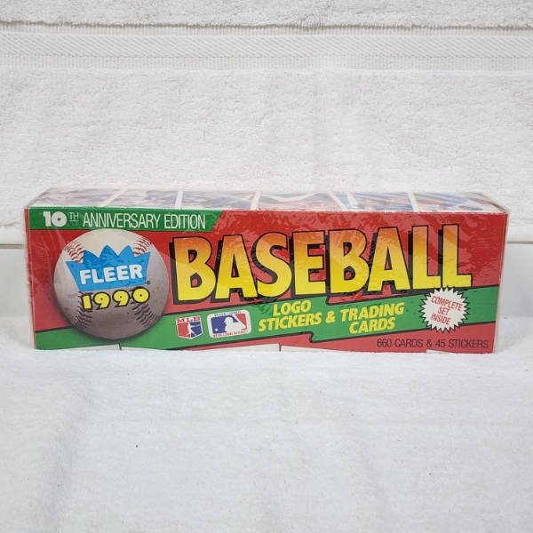 SEALED Fleer 1990 Baseball 660 Card Complete Collector Set ~ 10th Anniversary Edition 