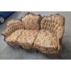 Image 3 : Fabulous MCM Floral And Wood 6' 2'' x 32'' x 38.5'' Sofa 