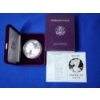 Image 1 : 1986-S American Silver Eagle Proof 1 oz .999 Fine Silver w/ Box & COA 