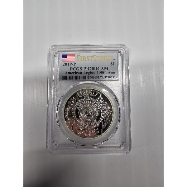 2019 - P Silver Dollar - Commemorative American Legion 100th Anniversary