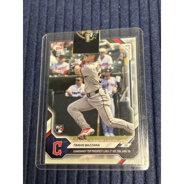 Travis Bazzana Cleveland Guardians Limited Edition First Hit Trading Card in Sleeve - Card No. 153
