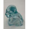 Image 5 : Adorable Degenhart Vintage Uranium Glass Dog Figurine- Ice Blue