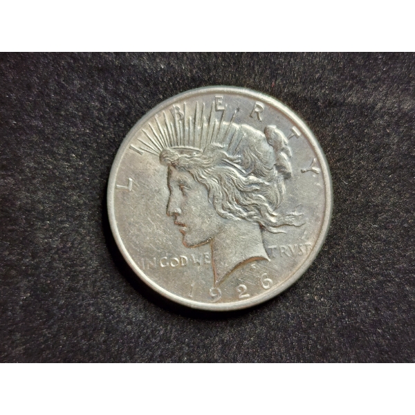 1926-D Silver United States Peace Dollar - Great Condition!