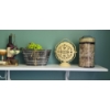 Image 4 : Louisville Home Pickup - 6 Ft Wood Wall Shelf Incl All Decor Items Shown In Photos  Nice Value Group