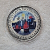 Image 2 : Colorized 1997 Hong Kong Returns to China Silver Toned Commemorative Trade Dollar