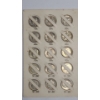 Image 2 : Assorted U.S 90% Silver Mercury & Roosevelt Dimes In Dime Saver Book - Face Value: $3.00