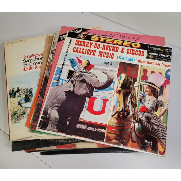 Over 30 Vintage Record Albums 