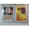 Image 12 : 4 - Michael Jordan Trading Cards Including 1990's Wheaties Promotional Card in Nice Holder