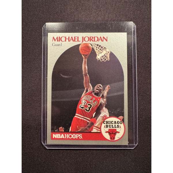 1990 NBA Hoops Michael Jordan Basketball Card - Mint Condition