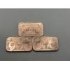 Image 2 : Three $1 Donald Trump 'Silver Certificate' 1oz .999 Copper Bars