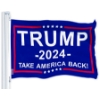 Image 1 : 3 X 5 Feet Donald Trump Campaign Flag - New In Package - Take America Back!