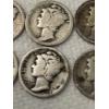 Image 3 : 7 - Hard to Find U.S. Mercury Dimes Including 2 - 1917-S & 1920-D 