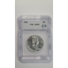 Image 1 : ICG 1962 AU53 90% Silver Franklin Half Dollar