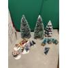 Image 16 : *Pick Up At Mantua Home-No Shipping Available* Christmas House Figures in Boxes - House with Tree
