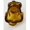 Image 6 : Adorable Degenhart Vintage Glass Dog Figurine- Amber Lite