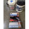 Image 1 : All New- Three Boxes Size XL Disposable Gloves, And 2 Containers Of Shop Rags/Towels