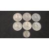 Image 5 : Assorted Years & Mint Marks Washington Head 90% Silver Quarters & 1940 90% Silver Mercury Dime 