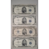 Image 1 : (4) Assorted Series United States $5 Silver Certificates - Face Value: $20.00