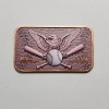 Image 1 : America's 250th Anniversary Baseball Flyover Colorized 1 AVDP oz .999 Fine Copper Bar
