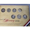 Image 9 : Silver Mercury Dime Collections 90% Silver Dimes: 13 Coins Total FV: $1.30