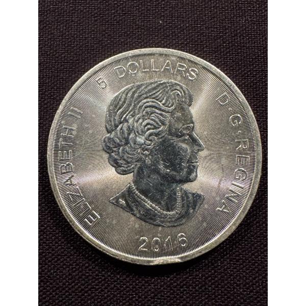 2016 Royal Canadian Mint Cougar .9999 1 Troy Oz Fine Silver Coin - Hard To Find!!