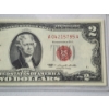 Image 3 : U.S. Series 1963 $2 Red Seal Banknote