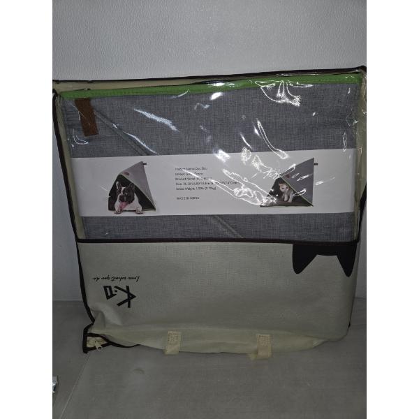 New Soft Gray & Green Pet Teepee
