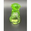 Image 10 : Degenhart Dogs - Apple Green - Uranium Glass with Beautiful Glow - Adorable Dog Figurine - ~2.5 inch