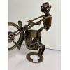 Image 3 : Vintage Handmade Metal Arts & Bolts Motorcycle Rider