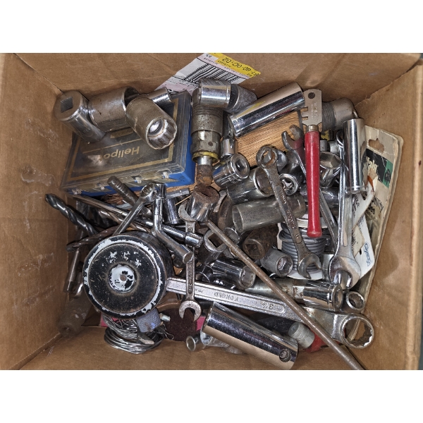 Box Of Assorted Useful Tools