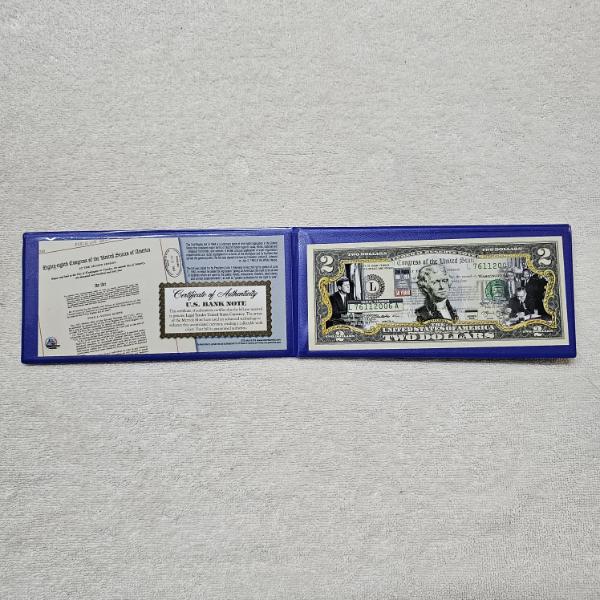 "Civil Rights Act of 1964 - 50th Anniversary" Colorized $2 Bill Portfolio