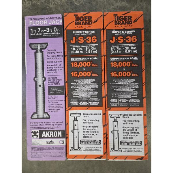 Three New In Box Floor Jacks